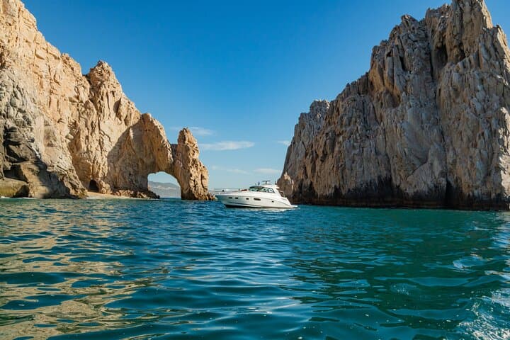 Private Yacht Charter in Cabo San Lucas — Snorkel El Arco, Hidden Beaches & Whale Watching