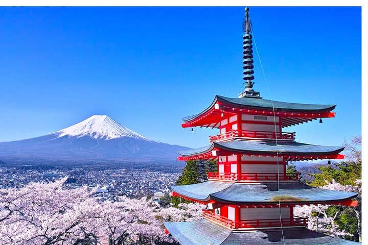 Mount Fuji Panoramic Day Trip from Tokyo: Kawaguchiko, Chureito Pagoda & Oshino Hakkai photo 1