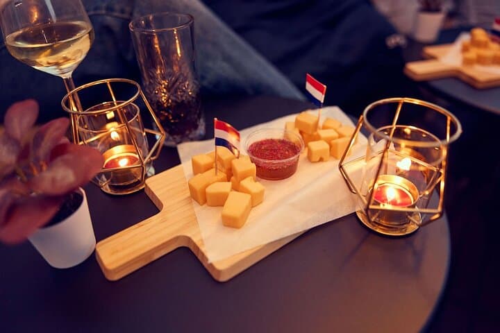 Candlelight Canal Cruise in Amsterdam: Evening Wine & Cheese Sloep Tour photo 2
