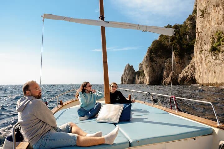 Private Capri Boat Tour: Hidden Caves, Blue Grotto & Swimming Stops