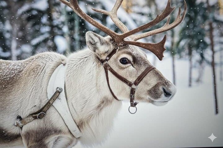 Reindeer Sleigh Ride & Husky Kennel Visit in Levi — Sami Cultural Experience