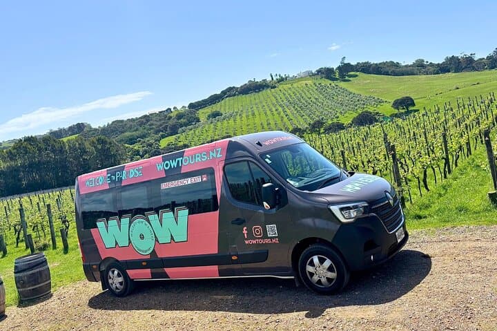 Waiheke Island Wine, Gin & Food Tour — Olive Oil Tastings, Distillery Stop and Beachside Lunch