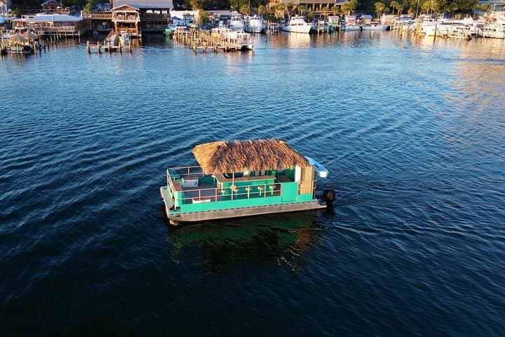 Private Tiki Pontoon Sunset Cruise in Destin Harbor — Dolphin Watching & Harbor Sights photo 2