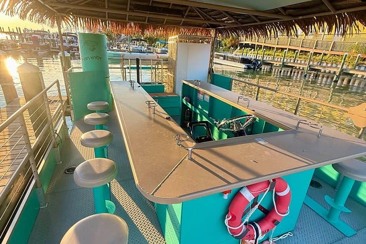 Private Tiki Pontoon Sunset Cruise in Destin Harbor — Dolphin Watching & Harbor Sights photo 6