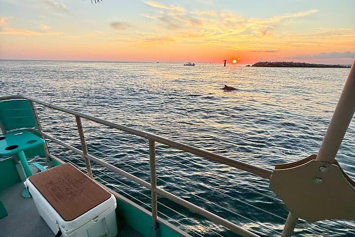 Private Tiki Pontoon Sunset Cruise in Destin Harbor — Dolphin Watching & Harbor Sights photo 3