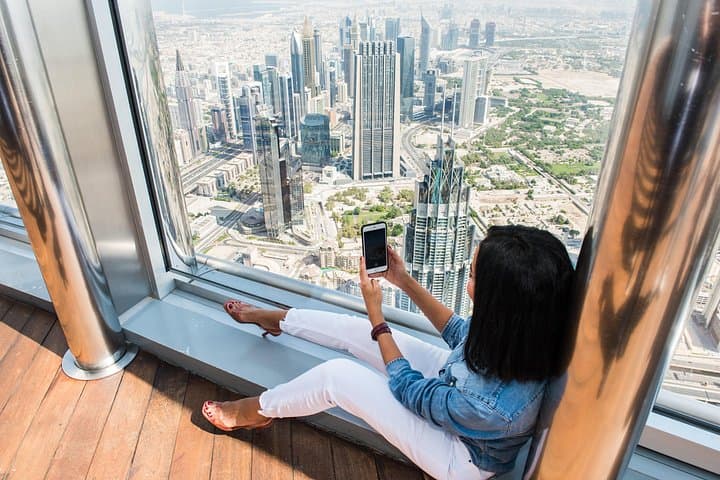 Burj Khalifa At The Top 124 & Armani/Caffè Gold Cappuccino — Midday Views Over Dubai photo 4
