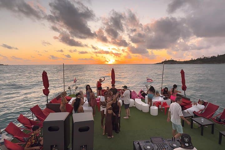 Phuket Coral and Racha Island Catamaran Day Trip: Snorkel, Dive & Sunset BBQ photo 1