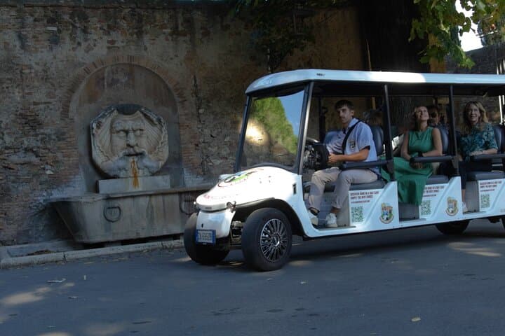 Explore the Appian Way: Ancient Roman Culinary & Golf Cart Tour from Rome