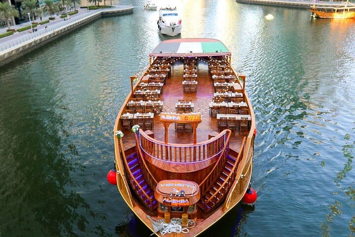 Nighttime Royal Dhow Cruise in Dubai Marina with Radisson Blu Buffet photo 4