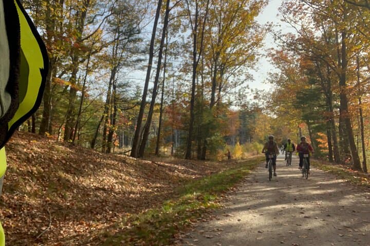 Scenic New Hampshire Greenway Rail Trail Bike Tour from Portsmouth