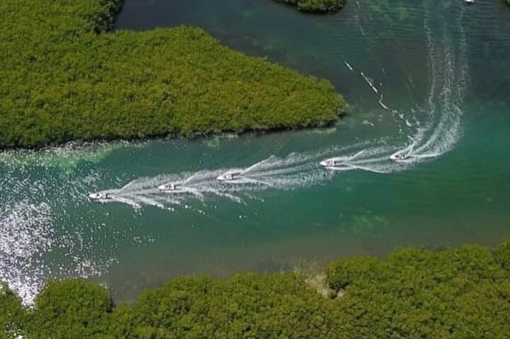 Speedboat Snorkel Tour to MUSA & Nichupté Lagoon — Cancun Speedboat Experience photo 4