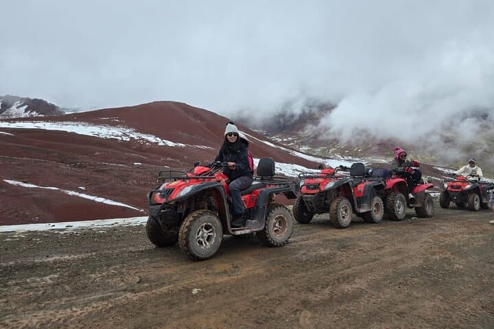 ATV to Rainbow Mountain & Red Valley: Full-Day Andes Adventure from Cusco