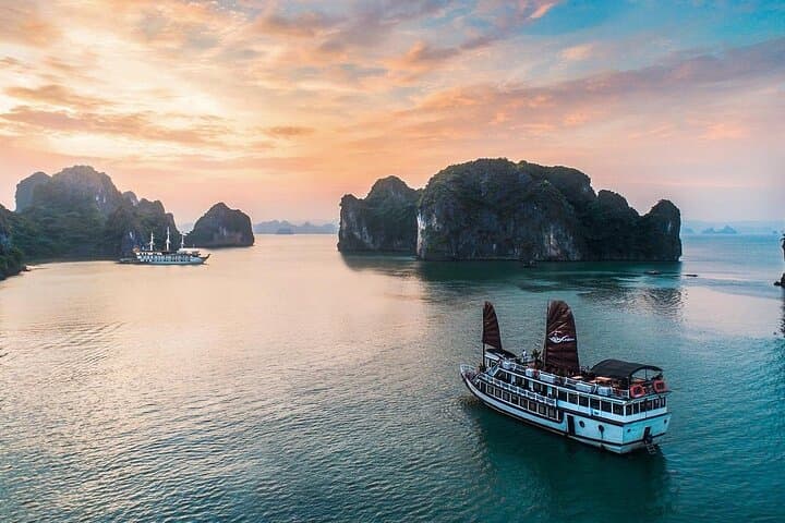 Bai Tu Long Bay Serenity Cruise: Overnight Escape from Hanoi photo 2