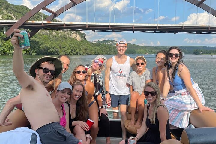 Private Pontoon Rental on Lake Austin — 3-Hour Captain-Led Pontoon Experience