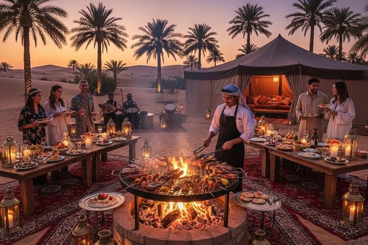 VIP Evening Desert Safari Dubai: Dune Bashing, Sandboarding & Bedouin Camp Experience photo 6