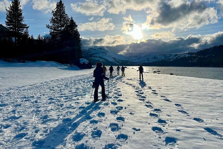 Lake Tahoe Sunset Snowshoe Trek: Winter Trails and Alpine Views photo 4