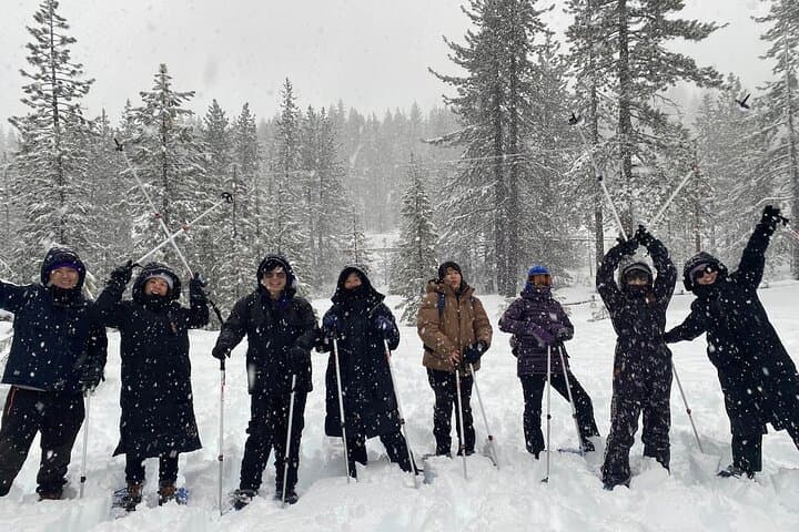Lake Tahoe Sunset Snowshoe Trek: Winter Trails and Alpine Views photo 2