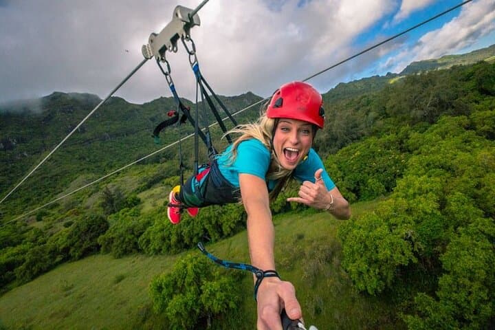 Kauai AdrenaLine Zipline Adventure — FlyLine Kauai's 4,000‑ft Zipline & WaterZip Plunge photo 2