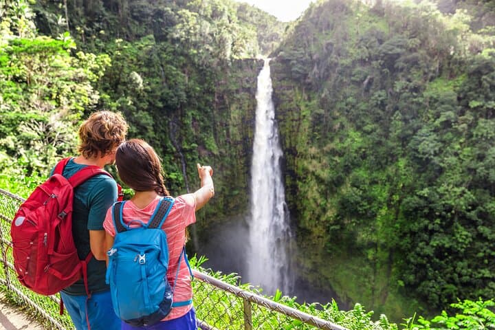 Big Island Private Tour: Volcanoes, Black Sand Beaches & Waterfall Highlights photo 2