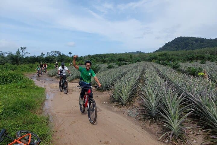 Thai Mueang Scenic Countryside Bike Tour: Beaches, Waterfalls & Temple Trails from Khao Lak