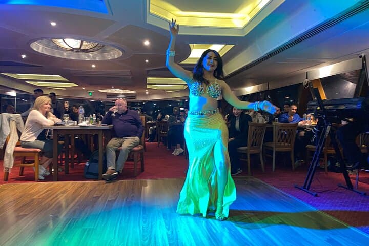 Nile Dinner Cruise in Cairo: Live Belly Dance Show & Hotel Transfers