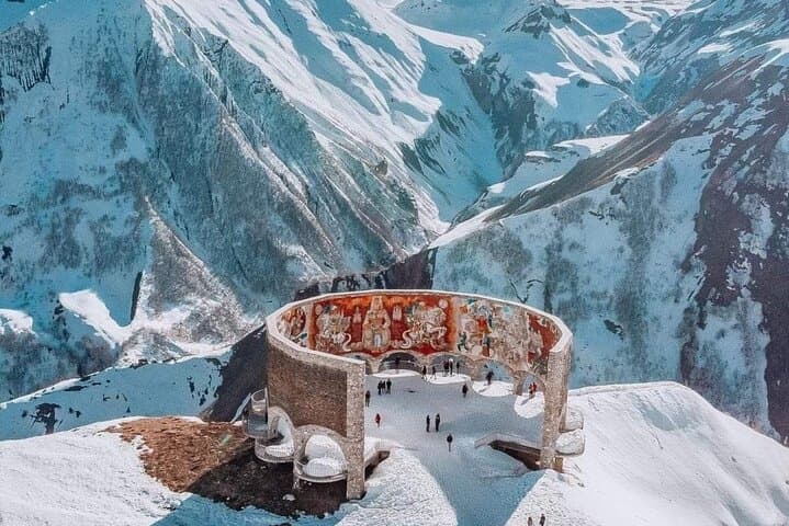 Full-Day Kazbegi & Gudauri Tour from Tbilisi: Gergeti Trinity, Ananuri, Jinvali Reservoir