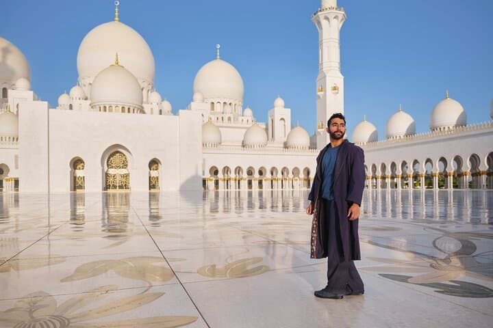 Abu Dhabi Day Tour: Grand Mosque, Louvre & Ferrari World from Dubai (Spanish Guide) photo 1
