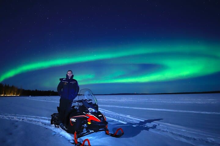 Chasing the Northern Lights on a Snowmobile Adventure in Rovaniemi photo 2