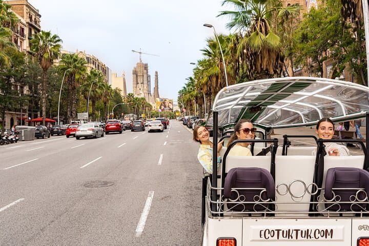 Barcelona Eco Tuk-Tuk Express: Private 60–240 Minute City Highlights Tour photo 4