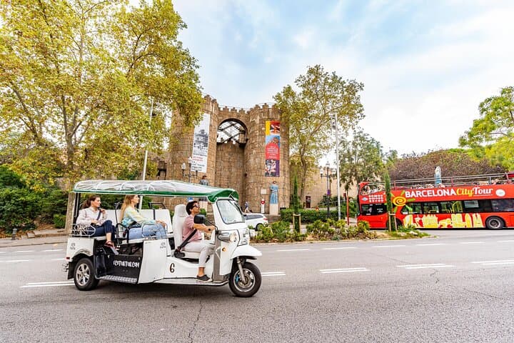 Explore Barcelona by Electric Tuk-Tuk: Private Expert Eco Tour
