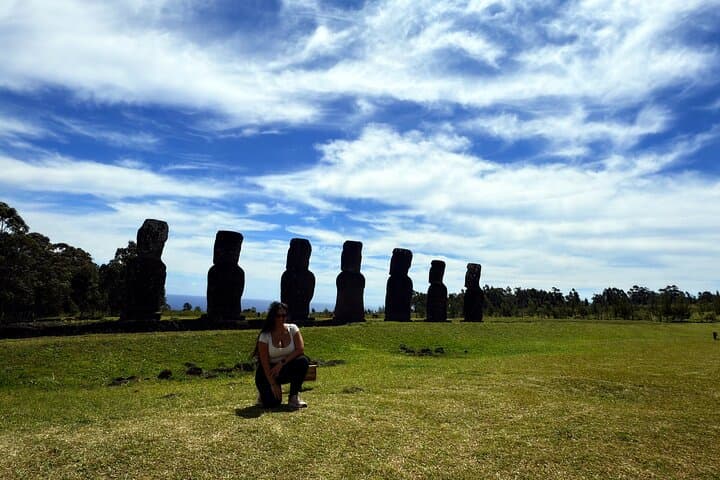Ahu Akivi Half-Day Tour — Moai, Puna Pau Quarry & Tahai Sunset