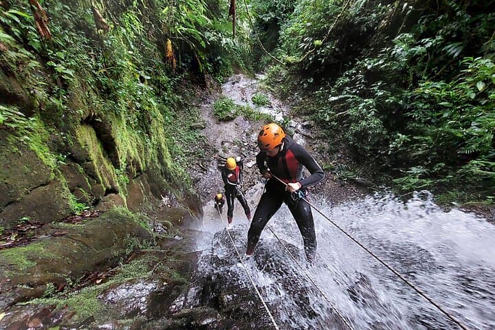 Canyoning Rio Blanco: Rappels, Jumps & Water Slides Near Baños, Ecuador photo 1