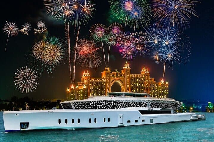 Lotus Mega Yacht New Year's Eve Cruise with Burj Al Arab Fireworks photo 1