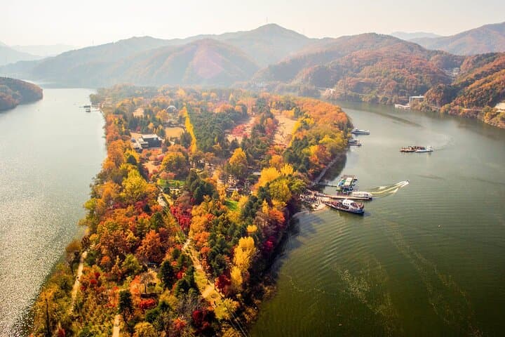 Seoul Day Trip: Nami Island, Samaksan Cable Car & Chuncheon Santorini Skydeck