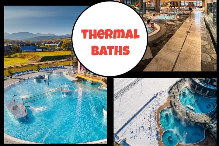 Day Trip to Chochołów Thermal Baths from Krakow — Soak, Slides & Tatra Views