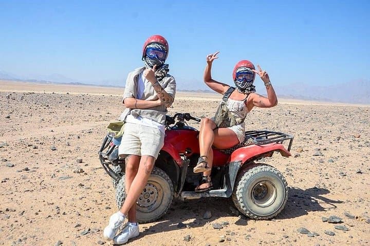 Hurghada Quad Bike Safari and Bedouin Camel Experience