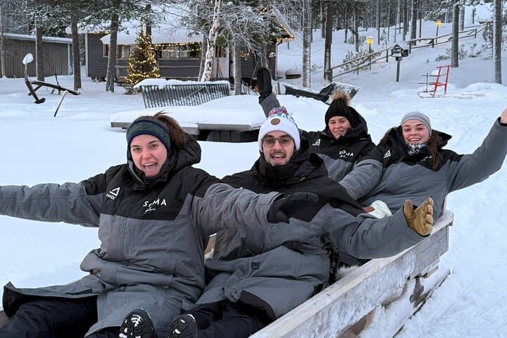 Reindeer Herding & Snowmobile Sleigh Ride in Lompolo: Lapland Wilderness Lunch photo 4