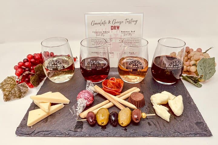 Conesus Lake Wine, Chocolate & Cheese Tasting: 45-Minute Lakefront Flight photo 2