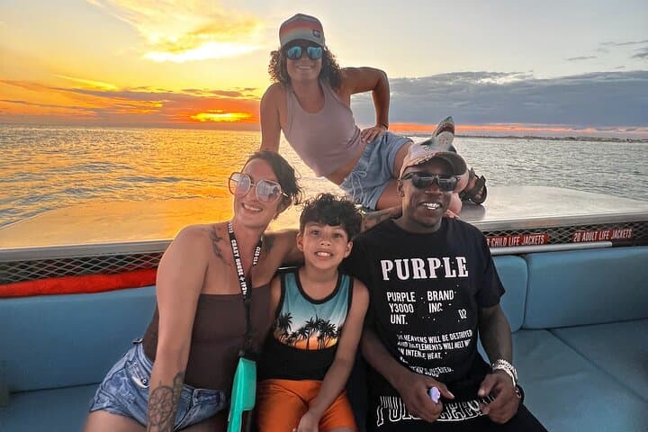 Panama City Beach Sunset Cruise to Shell Island: Dolphin-Watching Pontoon Tour photo 1