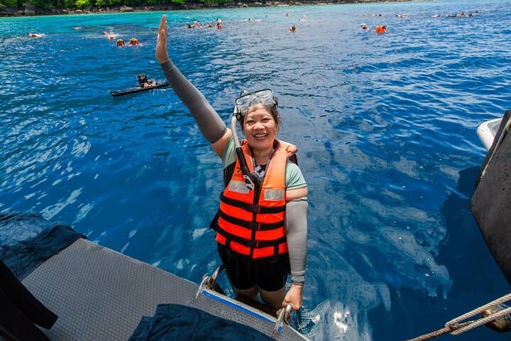 Surin Islands Catamaran Day Trip from Khao Lak: Snorkel, Beach & Moken Village