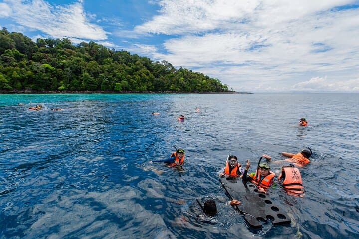Surin Islands Catamaran Day Trip from Khao Lak: Snorkel, Beach & Moken Village photo 2