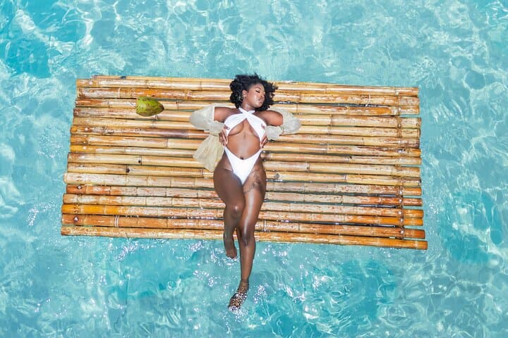 Aruba Bamboo Raft Photoshoot: Drone Video, Free Cocktails & 40+ Edits photo 5