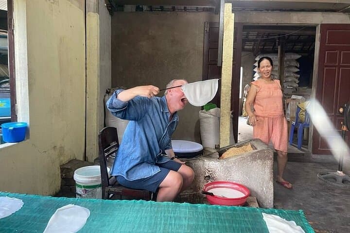 Hoi An River Islands: Cycling, Fishing Nets, Rice Wine & Mi Quang Noodle Workshop photo 2
