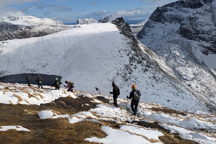 Arctic Snowshoeing: Winter Hike in Lofoten's Valley Views photo 6