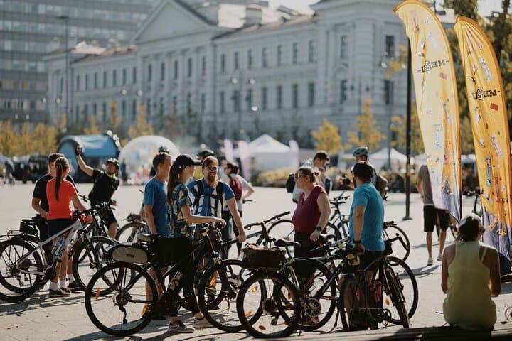 Vilnius Private Bike Tour: 14 km Old Town & Modern Highlights photo 5
