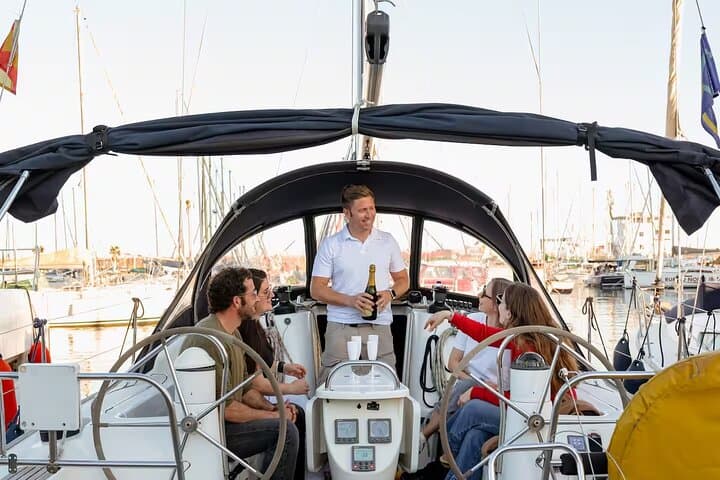Barcelona Sunset Sail with Cava: 90-Minute Open-Bar Boat Cruise photo 5