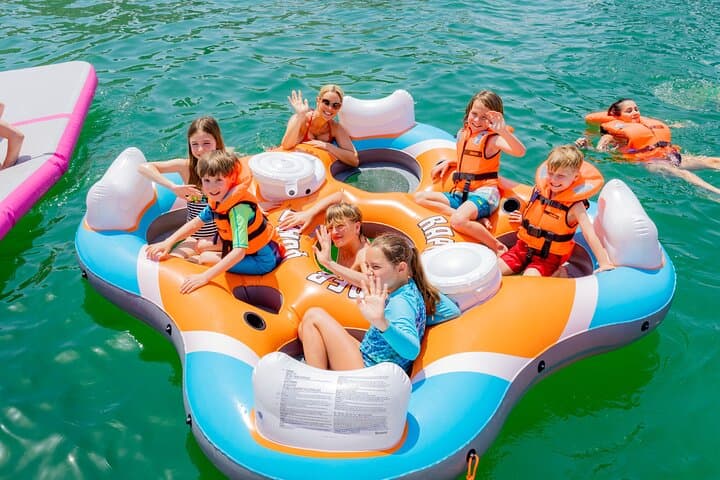 Dubai Harbour Yacht Cruise with Swim, Slide & Live BBQ photo 6