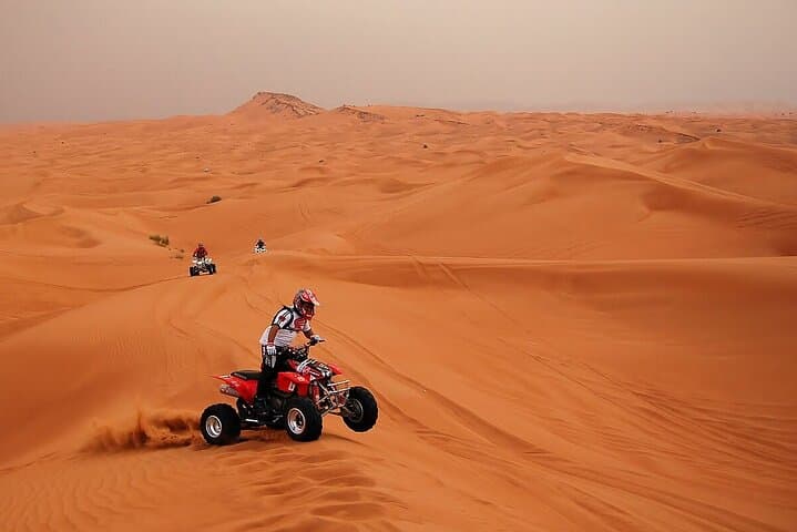 Dubai Desert Safari with BBQ Dinner: Dune Bashing, ATV & Evening Camp Experience photo 2