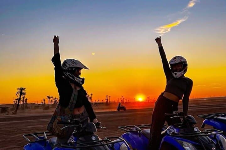 Evening in Agafay Desert: Quad Biking, Camel Ride & Moroccan Dinner from Marrakech