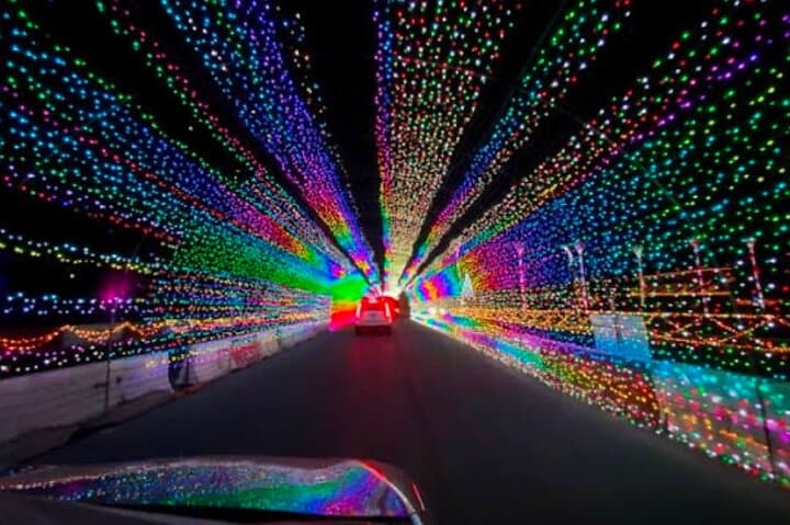 Las Vegas Motor Speedway Christmas Lights Drive-Through Experience